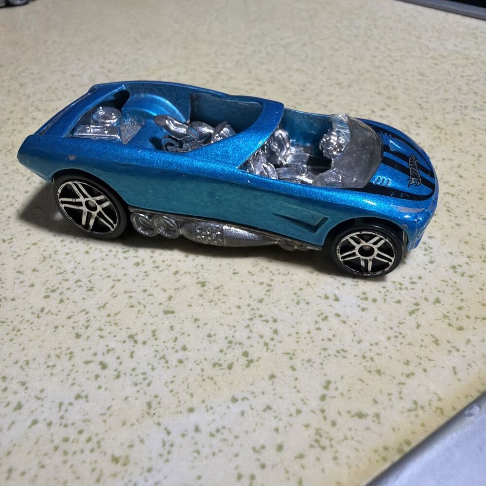 2005 Hot Wheels #8 First Editions Realistix 8/20 Pocket Bikester Blue Great Cond